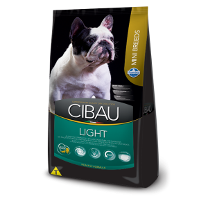 Ração Cibau Mini Breeds Light para Cães Adultos de Raças Pequenas Mini 3kg