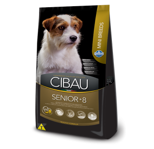 Ração Cibau Mini Breeds 8+ Senior para Cães Adultos de Raças Pequenas e Mini 3kg