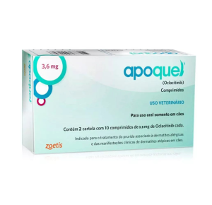 Apoquel Dermatológico Zoetis para Cães - 3.6mg