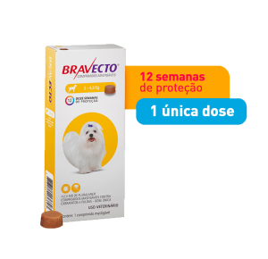 Antipulgas e Carrapatos Bravecto MSD para Cães até 4,5 kg
