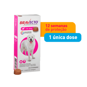 Antipulgas e Carrapatos Bravecto MSD para Cães de 40 a 56 kg