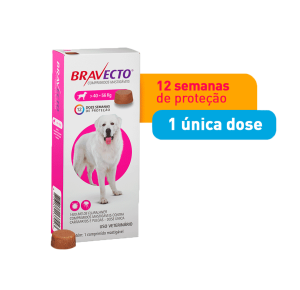 Antipulgas e Carrapatos Bravecto MSD para Cães de 40 a 56 kg