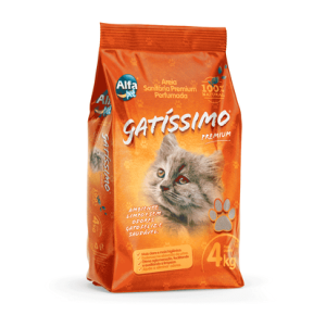 Areia Higiênica Para Gatos Gatíssimo 4 kg