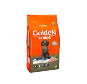 Ração Golden Senior +7 Mini Bits para Cães  de Porte Pequeno Mini Frango e Arroz 3kg