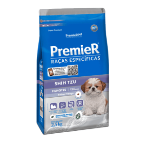 Ração Premier Shih Tzu Cães Filhotes Raças Específicas  Frango - 2.5kg