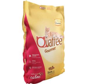Ração Seca Quatree Gourmet Carne Gatos Adultos  - 3kg