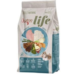 Ração Seca Quatree Life Frango e Arroz Cães Adultos Raças Pequenas 15kg