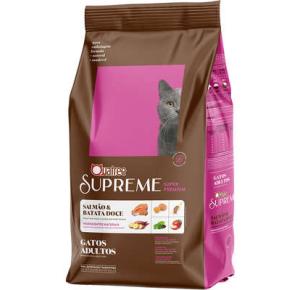 Ração Seca Quatree Supreme Salmão e Batata Doce Gatos Adultos 10.1kg