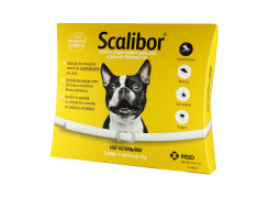 Coleira Antiparasitária Scalibor cão pequeno 48cm
