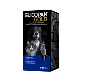 Suplemento Vitamínico Vetnil Glicopan Gold para Cães e Gatos 125ml