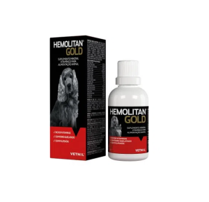 Suplemento Hemolitan Gold Para Cães e Gatos 60ml