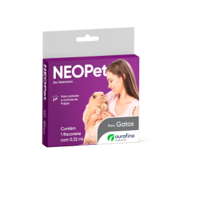 Antipulgas e Carrapatos Neopet Gatos até 8 kg 0,32 ml