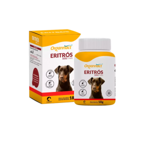 Suplemento Organnact Eritrós Dog Tabs para Cães 30 Tabletes