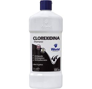 Shampoo Clorexidina Dug's World para Cães e Gatos 500ml