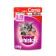 Ração Úmida Whiskas Sachê para Gatos Filhotes Sabor Carne ao Molho - 85g