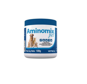 Suplemento Vitamínico Cães e Gatos Aminomix Pet Vetnil 100 g