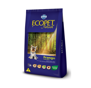 Ração Ecopet Natural Para Cães Adultos Raças Pequenas  Frango Small Bites 15kg