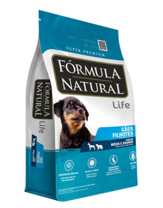 Ração Fórmula Natural para Cães Filhotes de Médio e Grande Porte 15kg