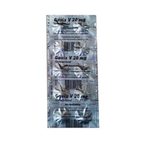 Antiácido  Gaviz V 20mg Omeprazol Strip com 10 Comprimidos