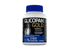 Suplemento de Vitaminas Glicopan Gold Vetnil 30 Comprimidos