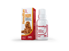 Suplemento Vitamínico Para Cães e Gatos Hemolitan Pet Gotas - 30ml