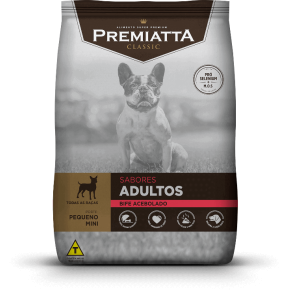 Ração Premiatta Bife Acebolado para Cães Adultos Raças Pequenas  Mini Bits - 3kg