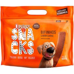 Snack Quatree Bifinhos para Cães Sabor Carne 500g