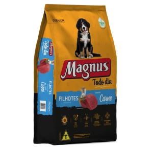 Ração Magnus Premium Cães Todo Dia Filhotes Sabor Carne 10.1kg