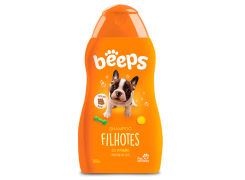 Shampoo Filhotes Beeps  Cães e Gatos Pet Society 500 ml