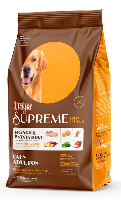 Ração Seca Quatree Supreme Adulto Para Cães Raças Médias e Grandes 15kg