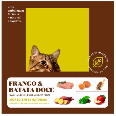 Ração Seca Quatree Supreme Frango e Batata Doce para Gatos Castrados 3kg