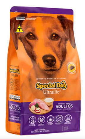 Ração Special Dog Ultralife para Cães Adultos de Raças Pequenas Frango e Arroz 1kg