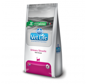 Ração Vet Life Natural Feline  Urinary Struvite Para Gatos 2kg